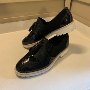 Black Patent Leather Oxfords